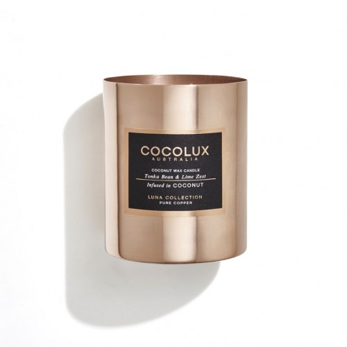 Cocolux Candle - Tonka Bean & Lime Zest